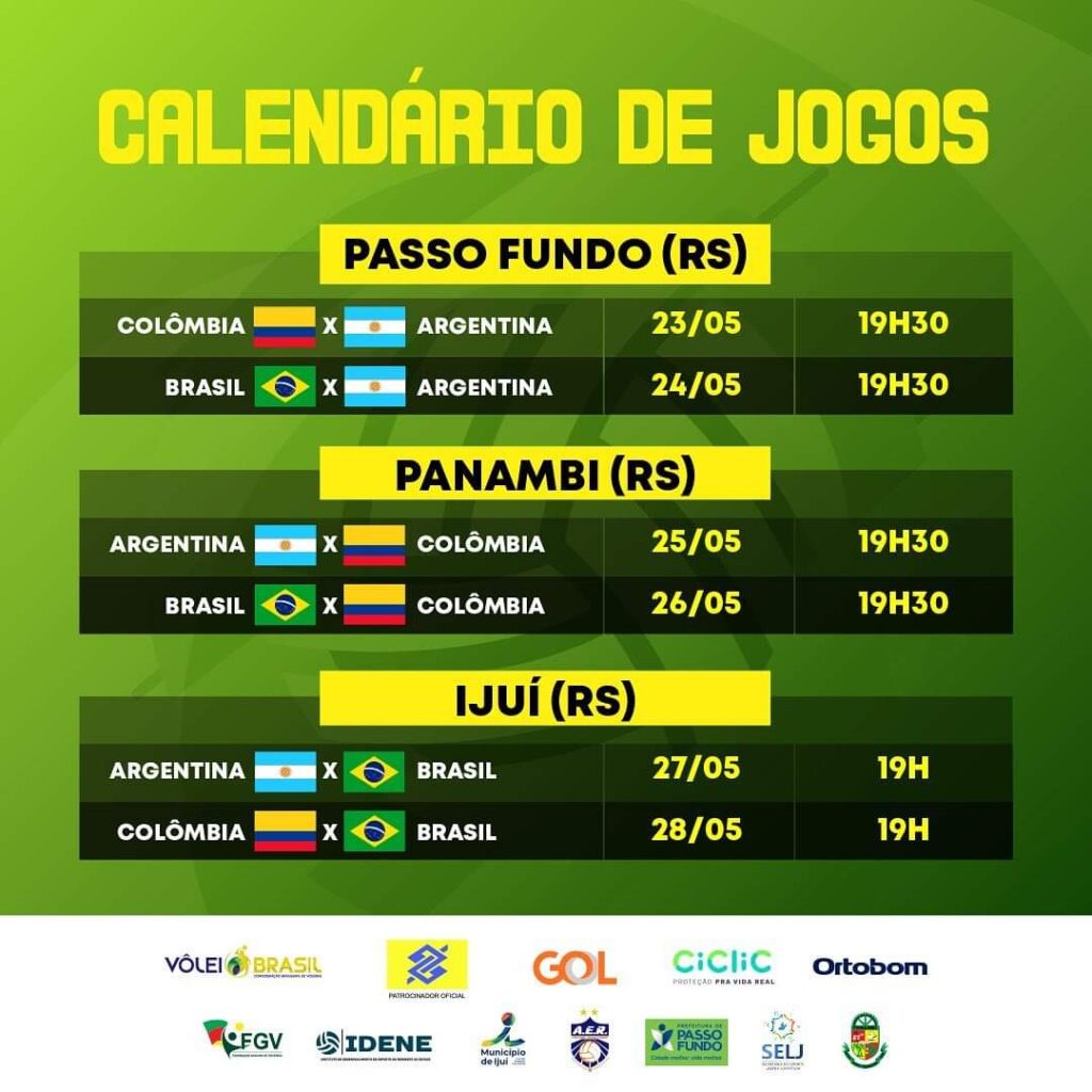 Colômbia x Brasil, AO VIVO, com a Voz do Esporte, às 19h30